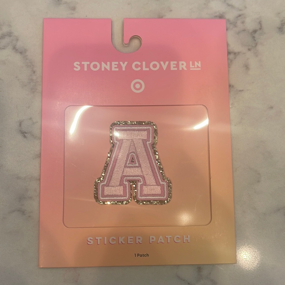 Stoney Clover Lane x Target Letter A patch